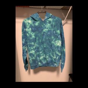 Tiedye Blue Hoodie